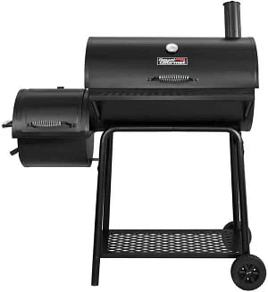 Royal-Gourmet-CC1830F-Charcoal-Grill-with-Offset-Smoker,-Black